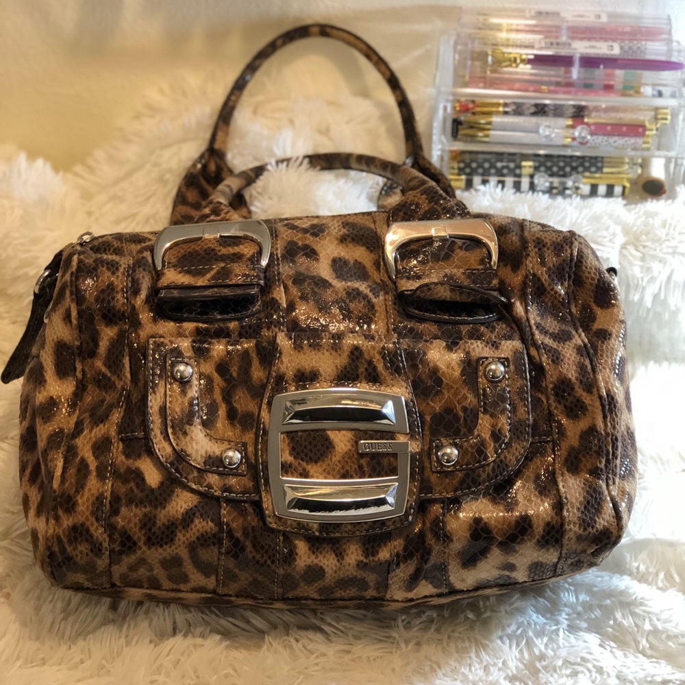 GUESS leopard Handbag
